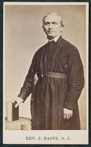 Photo of Fr. John Bapst standing (original)