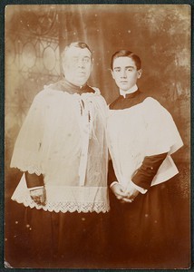 Fr. Gasson S.J. and John Morearty Moriarty, who later became Fr. John Morearty Moriarty, S.J.