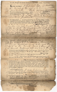 Experience Porter deed to the Trustees of Amherst Academy, 1821 August 6
