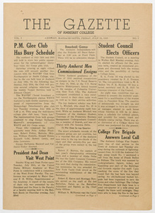 The gazette of Amherst College, 1943 July 23
