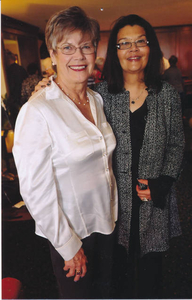Connie Cassidy Koutoujian (class of '59) and Carol Kelley