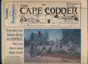 Cape Codder newspaper article