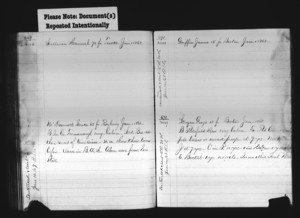 Tewksbury Almshouse Intake Record: Sullivan, Hannah