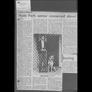 Hyde Park senior concerned about busing.