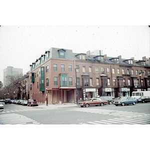 Street corner in Boston's South End, near Taino Tower.