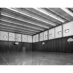 Interior of Bouvé-Boston's gymnasium