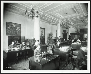 Interior view of the Salada Tea Company, 155 Berkeley Street, Boston, Mass., May 5, 1920