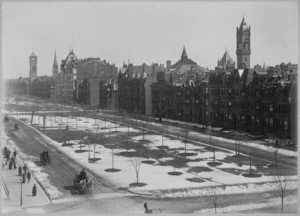 View of south side of Commonwealth Avenue, Boston, Mass., undated