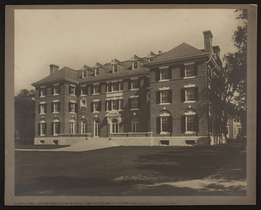 Bertram Hall, Radcliffe College, Cambridge, Mass., undated