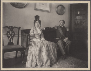 Costumed portrait of Jane Adams Patterson and Henry W. Patterson, II