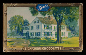Box, Kemp's signature chocolates, E.F. Kemp, Somerville, Mass.