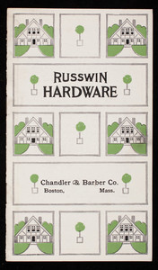 Russwin Hardware, Russell & Erwin Mfg. Co., New Britain, Connecticut