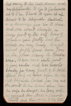 Thomas Lincoln Casey Notebook, February 1889-April 1889, 60, but owing to the cold dinner and