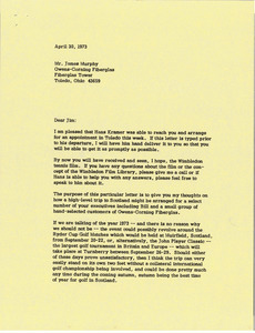 Letter from Mark H. McCormack to James Murphy