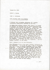 Memorandum from Mark H. McCormack to David R. Foster