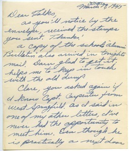 Letter from Robert E. Dillon to Henry Dillon and Mary Dillon