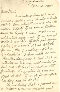 Letter from F. H. M. Murray to W. E. B. Du Bois