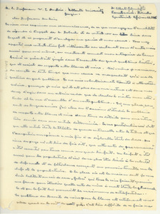 Letter from Albert Schweitzer to W. E. B. Du Bois