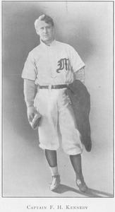 Frank H. Kennedy in baseball uniform