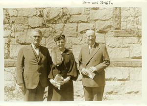 Hugh P. Baker during dedication of the Hinds chapel bell chimes