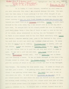 Transcript of letter from Martha Hudson and Fowler Hudson to Erasmus Darwin Hudson