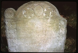 North Andover (Mass.) gravestone: Stevens, Samuel (d. 1718)