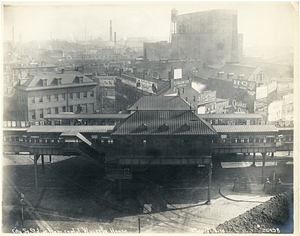 City Square Station from roof of Waverly House