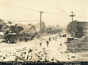 Northerly view of Dillingham Street from Savin Hill Avenue