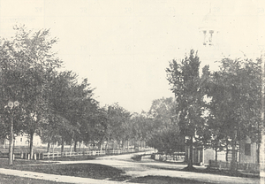 First Baptist Church, corner of Crescent and Main Streets, circa 1870