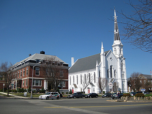 YMCA and Baptist church