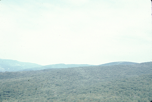Aerial oblique view north side of South Branch Birch Brook watershed on 2 Sept 1971.