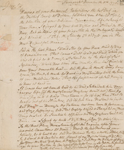Letter from Samuel Fayerweather to Robert Treat Paine, 8 December 1770