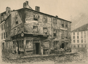 Kings Head Tavern 1660-1870: North and Lewis St.