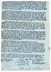 Letter from Harold Stevens to Norine Phillips Lee
