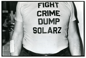 Fight crime, dump Solarz