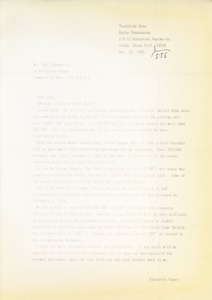 Letter from Toshihide Onoe to Judi Chamberlin