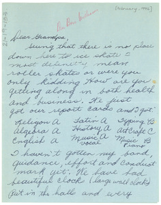 Letter from Du Bois Williams to W. E. B. Du Bois