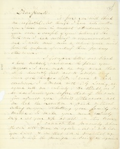 Letter from Wendell Phillips to Erasmus Darwin Hudson