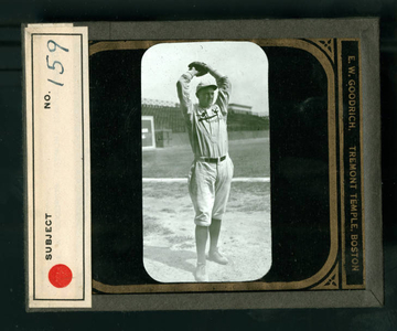Leslie Mann Baseball Lantern Slide, No. 159