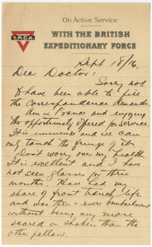 Letter from James S. Summers to Laurence L Doggett (September 18, 1916)