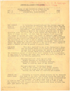 Industrial Course Newsletter (Vol. 1, No. 3), July 1923