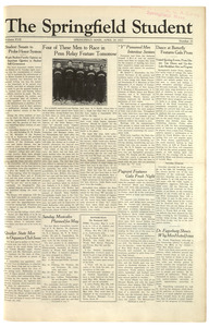 The Springfield Student (vol. 17, no. 25) April 29, 1927