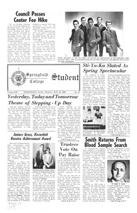 The Springfield Student (vol. 54, no. 24) May 12, 1967