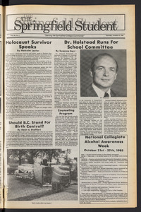The Springfield Student (vol. 100, no. 5) Oct. 24, 1985