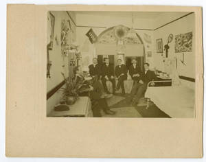 Hollow Belly Boarding Club in Walter Saunders' Dorm Room, c. 1898