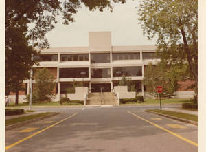 Babson Library from Hickory Street