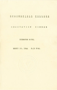 Commencement Program (March 1944)