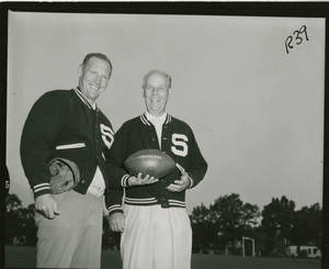 Springfield College Football Coaches Ted Dunn and Ossie Solem