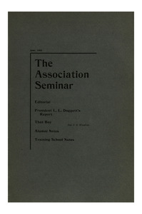 The Association Seminar (vol. 10 no. 8), June, 1902