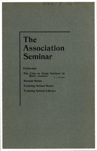 The Association Seminar (vol. 9 no. 10), October, 1901